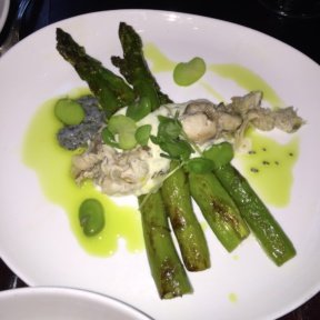 Gluten-free asparagus from Casa Mono